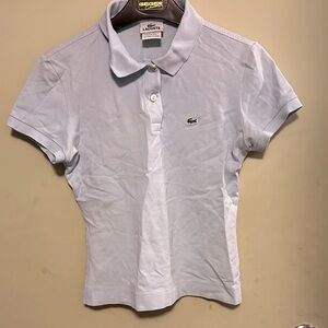 Lacoste Sky Blue Girl’s size 40 Polo Shirt